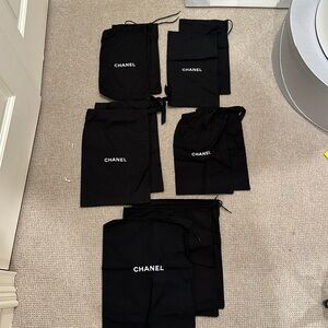 Chanel Shoe Dust Bag Bundle